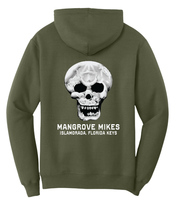 Adult Zip Hoodie - Olive Drab Green Heather