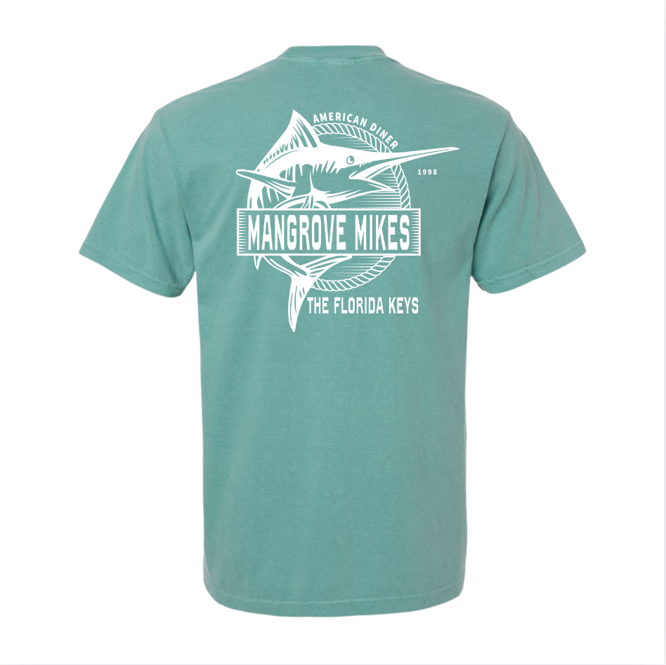 Diner Fish Adult Tee - Seafoam (S/S)