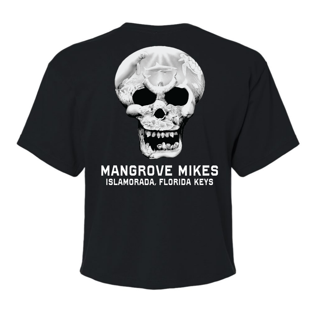 Ladies Crop - Skull Logo