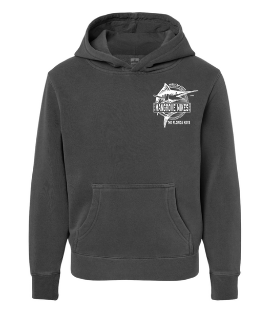 Youth Diner Fish Hoodie - Pigment Black