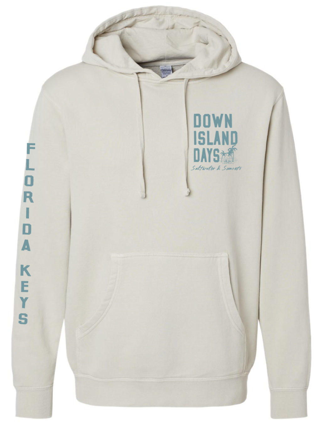 Adult Pullover Hoodie - Down Island Days