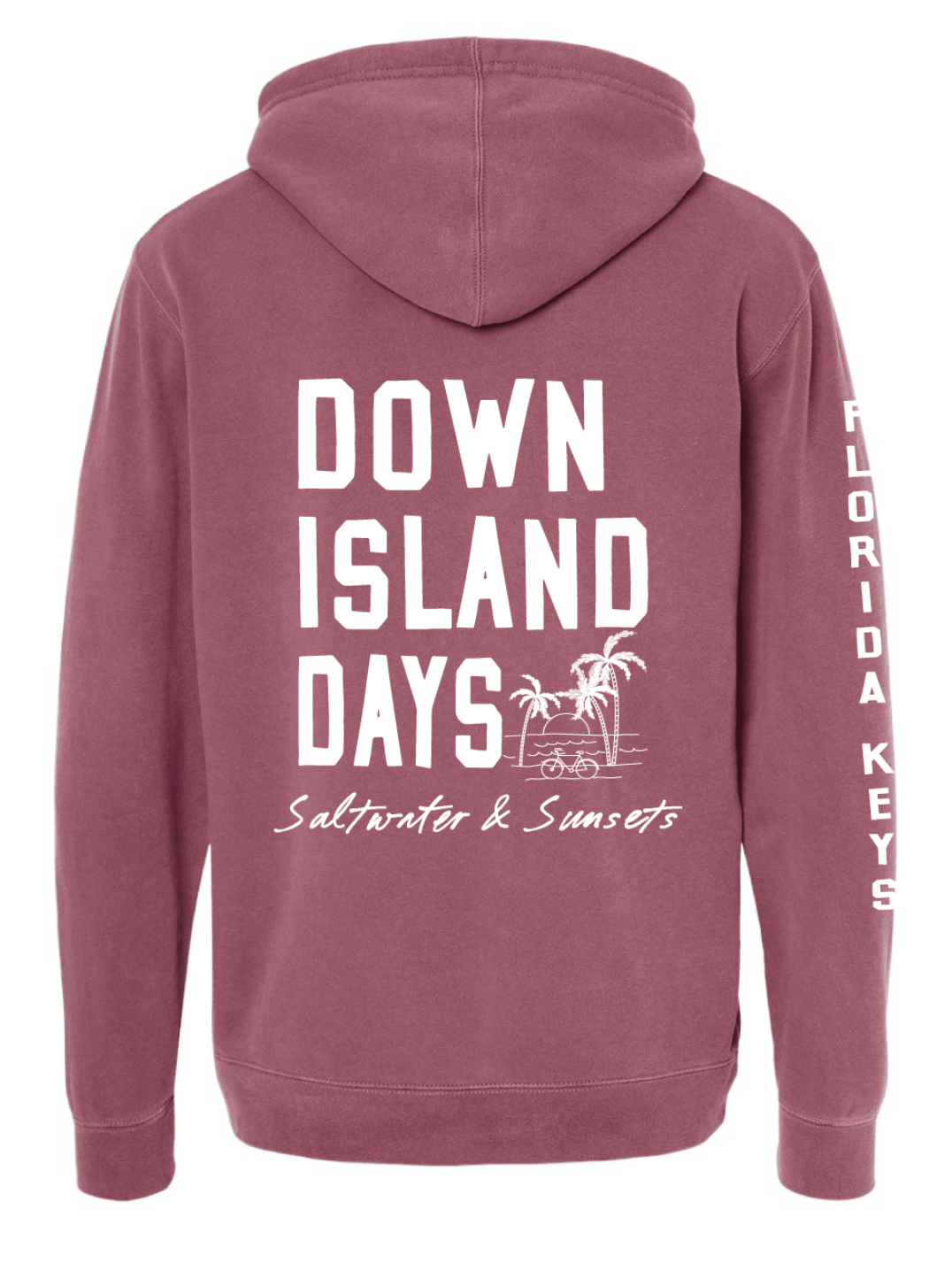 Adult Pullover Hoodie - Down Island Days