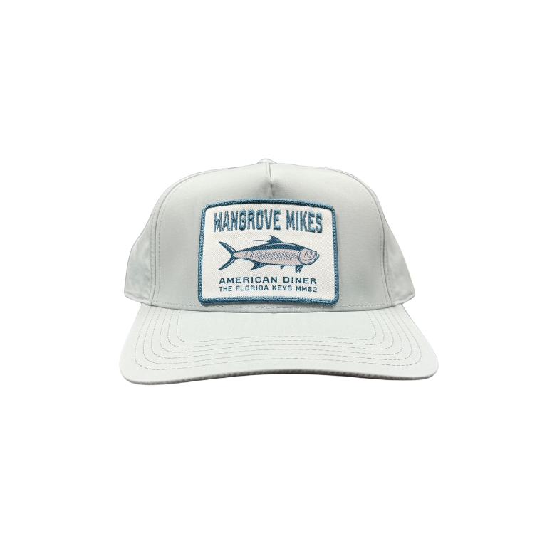 Gray Trucker Hat - Diner Fish