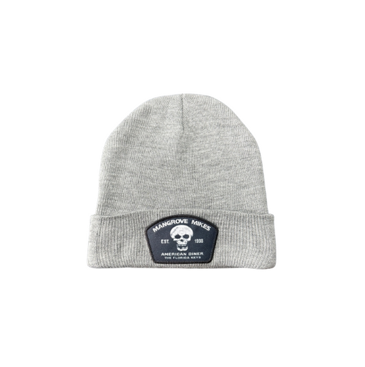 Gray Beanie - Diner Patch
