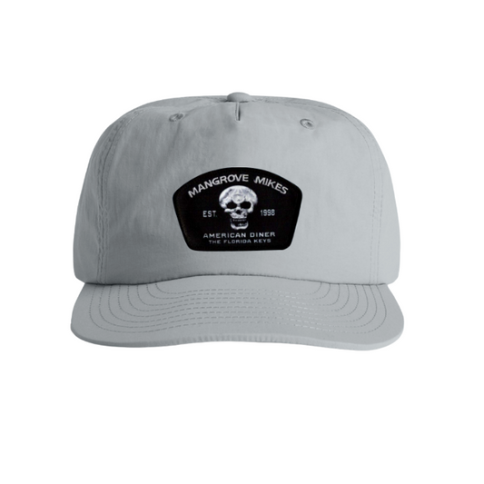 Smoke Gray Surf Cap - Diner Skull