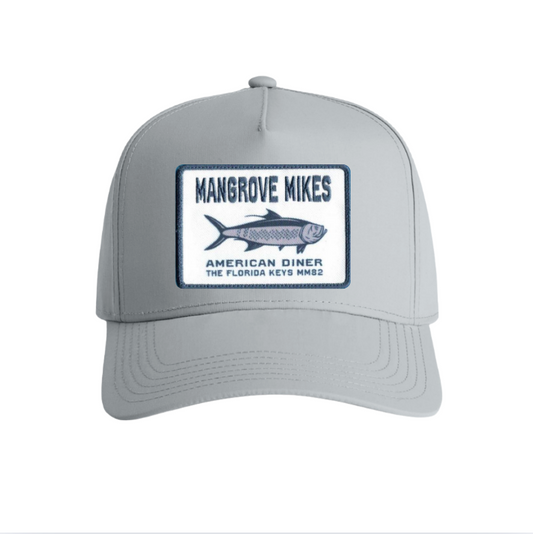 Gray Trucker Hat - Diner Fish