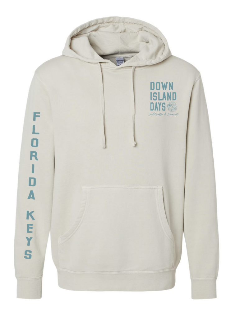 Adult Pullover Hoodie - Down Island Days