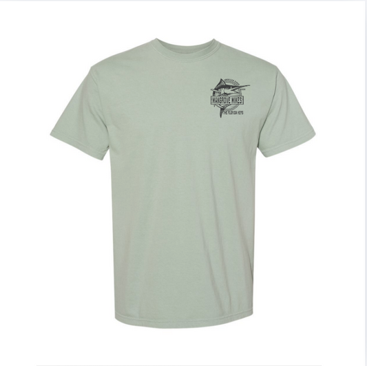 Diner Fish Adult Tee - Light Green  (S/S)