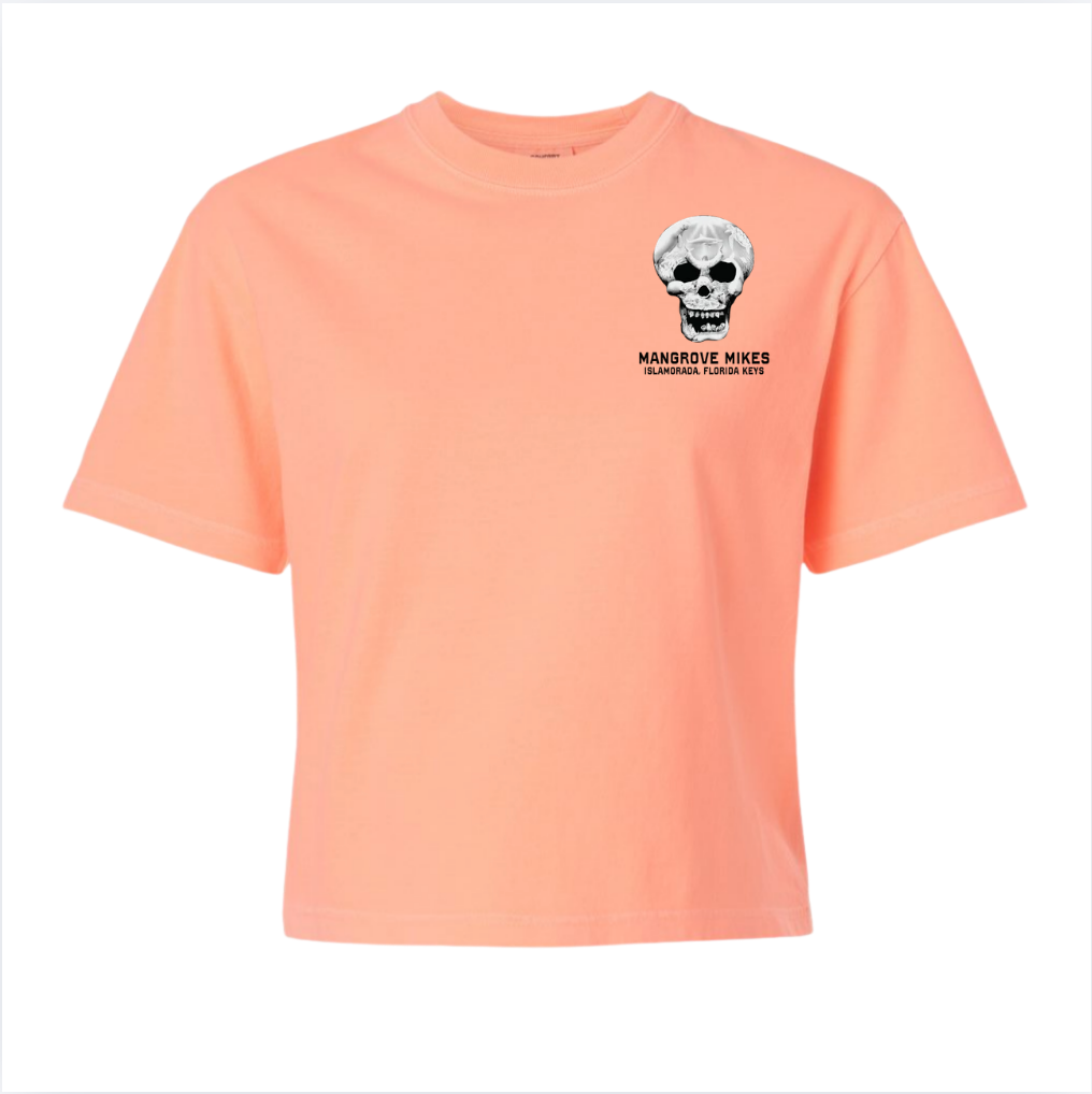 Skull Ladies Crop (Assorted Colors Available)
