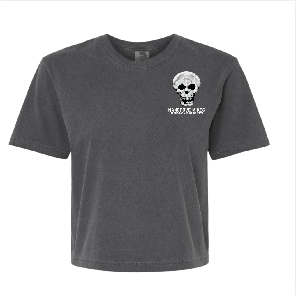 Skull Ladies Crop (Assorted Colors Available)