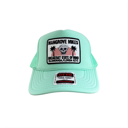 Breakfast State of Mind Green Trucker Hat